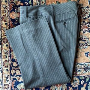 Soft, Light -grey, Pin-striped Slacks